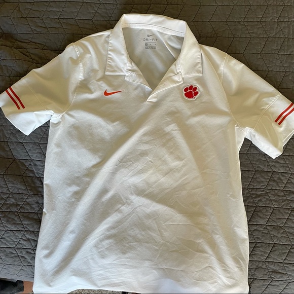 Clemson Nike Sideline Coaches Performance Polo - Picture 2 of 4